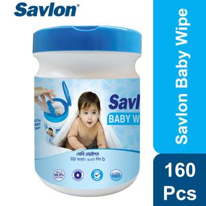 Savlon Baby Wipes 160's Jar